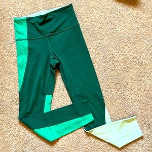 Athleta colorblock tights